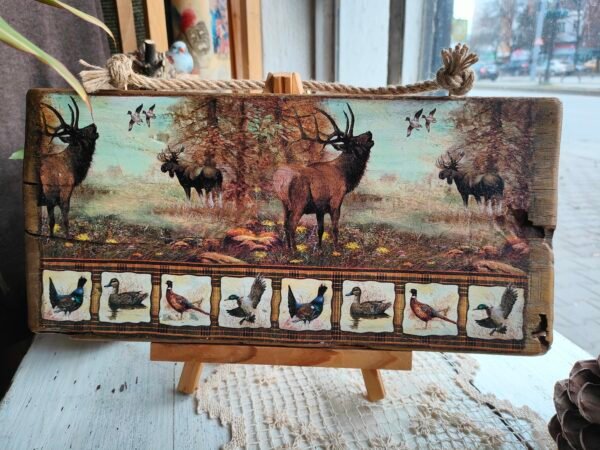 декупаж-елени