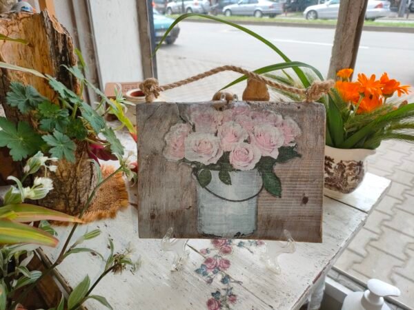 Рози декупаж