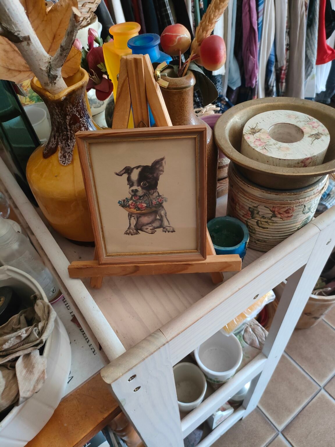 кученце акварел