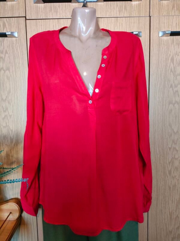 Червена блуза5