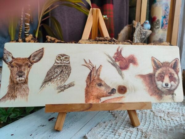 декупаж горски животни